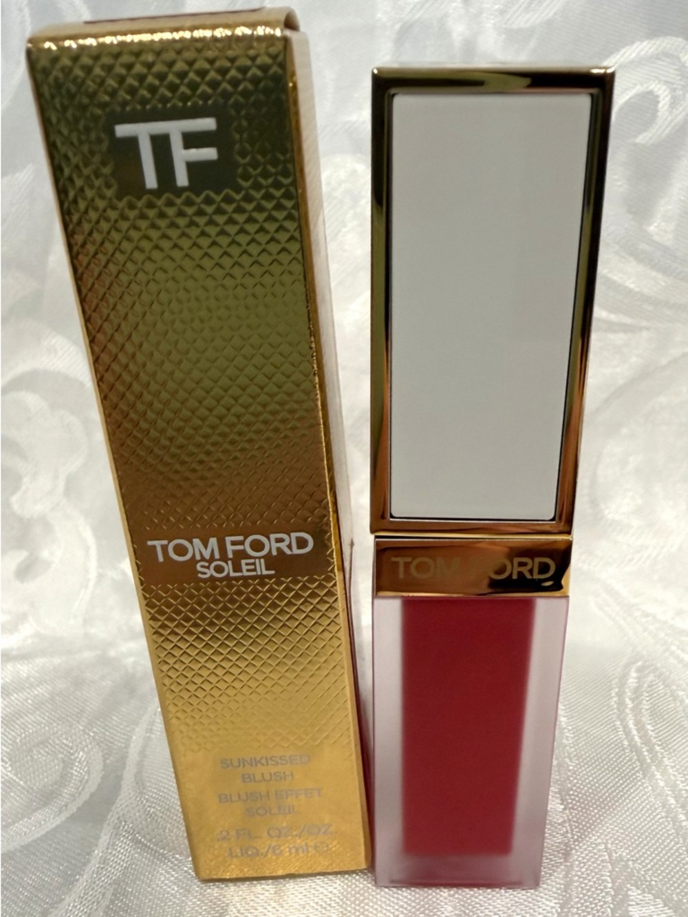 Tom Ford Soleil Sunkissed Blush - Gold Packaging New
